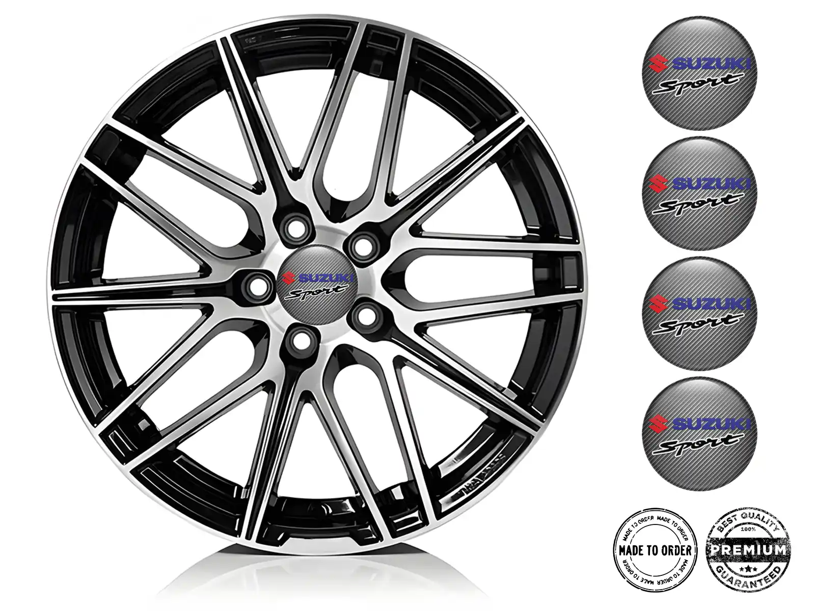 Suzuki Pegatinas Silicona Avanzadas Grilla Flujo Radiante